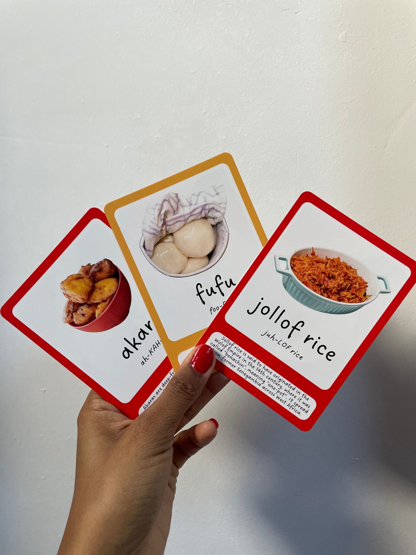 West African Food FlashCards & Games - Roots & Play