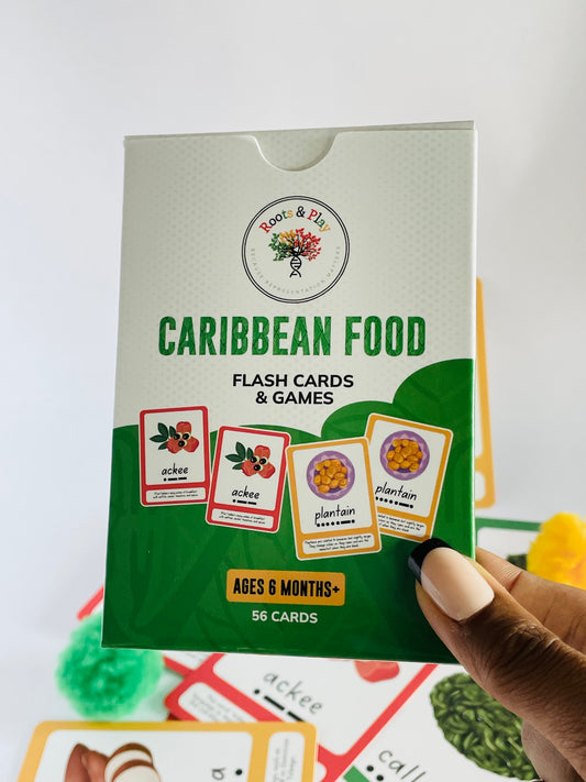 Caribbean Food Flash Cards & Games - Roots & Play